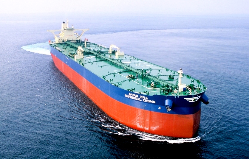 HMM의 현대상선 초대형 원유운반선 유니버셜 크라운호. 사진=HMM