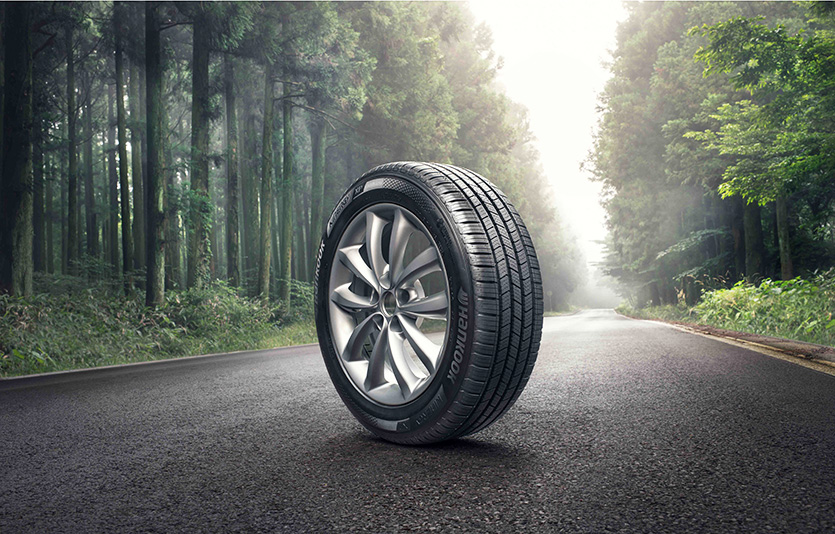 한국타이어가 사계절용 그랜드 투어링 타이어 ‘키너지 XP‘를 북미 시장에 출시한다. 사진=한국타이어앤테크놀로지