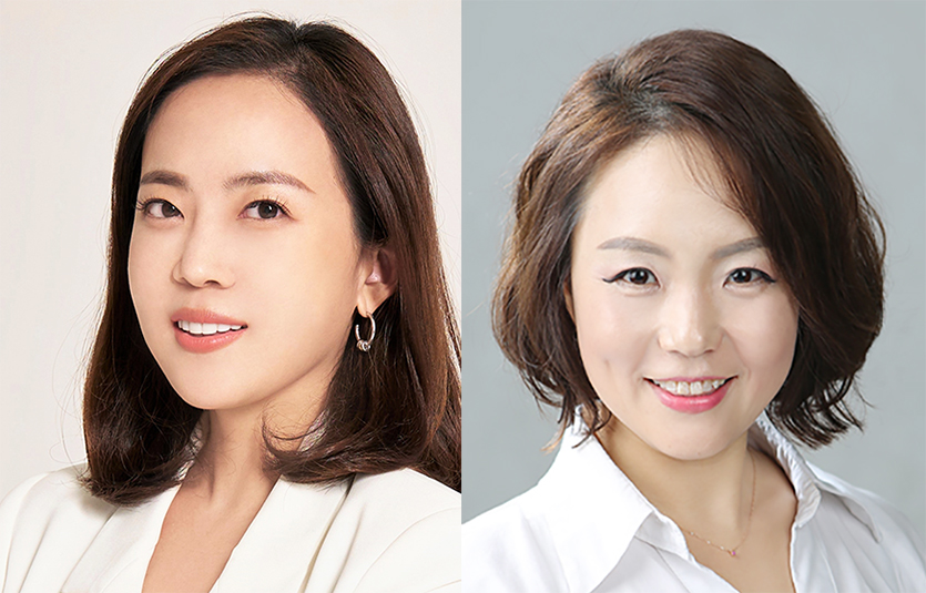 (왼쪽부터) 정정윤 한국GM 최고전략책임자 전무, 윤명옥 한국GM 최고마케팅책임자. 사진=한국GM