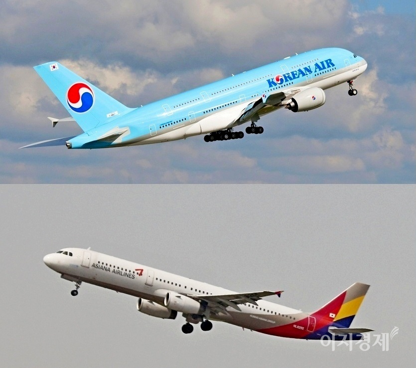 대한항공이 아시아나항공을 품게되면 자산 40조원, 매출 20조원 규모의 세계 7위권 초대형 항공사가 탄생하게 된다. 사진=김보람 기자