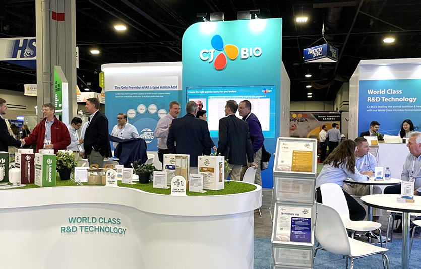 CJ제일제당의 ‘2024 IPPE’ 부스. 사진=CJ제일제당