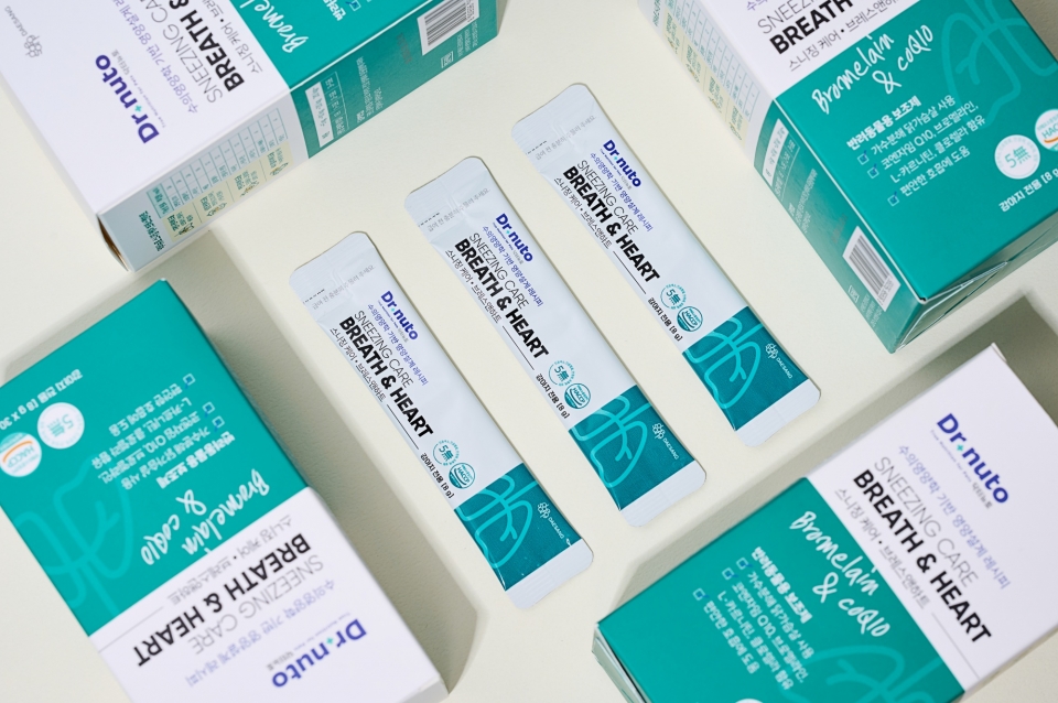 대상펫라이프 닥터뉴토, 스니징케어 브레스앤하트. 사진=대상그룹