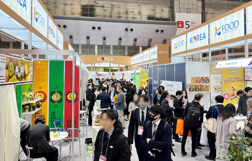 ‘2024 도쿄 국제식품전시회(FOODEX)’ 한국관. 사진=한국농수산식품유통공사