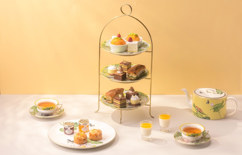 반얀트리 서울, 애프터눈 티 세트 ‘스프링 에디션’. 사진=반얀트리 클럽 앤 스파 서울