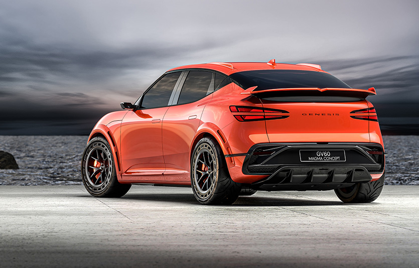 제네시스 GV60 마그마 외관. 사진=제네시스