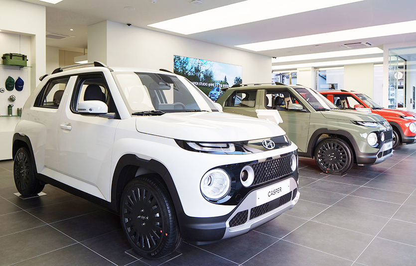 현대자동차가 첫 캐스퍼 전용 전시 공간인 ‘캐스퍼 스튜디오 송파’를 개관한다. 사진=현대자동차