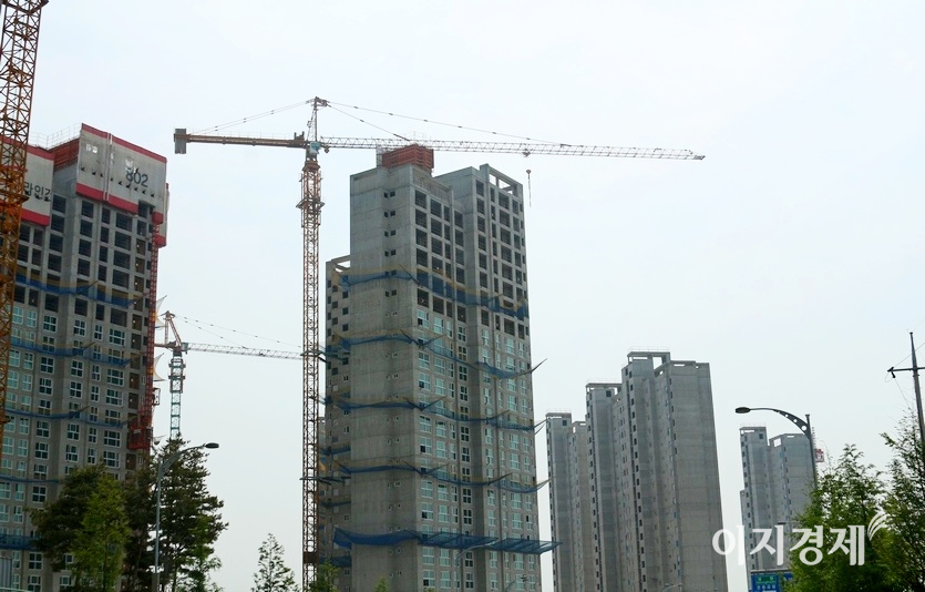 아파트 건설현장. 사진=이지경제