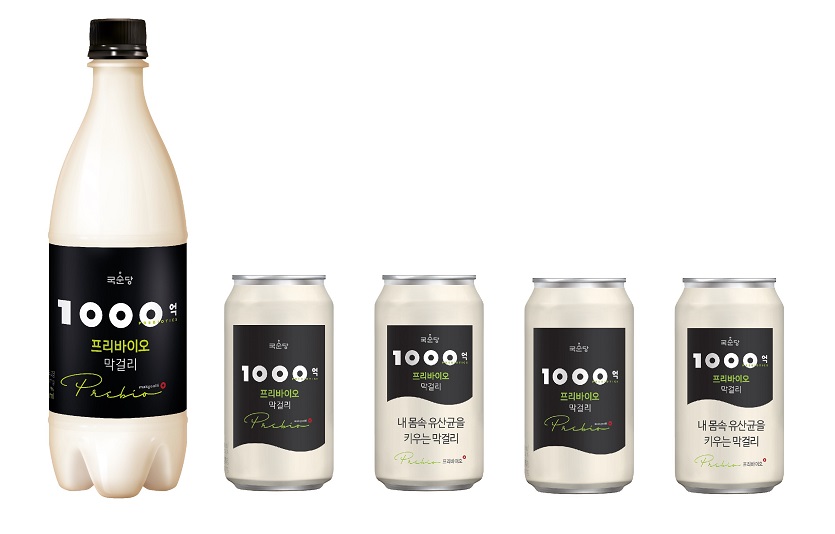 국순당이 '1000억프리바이오막걸리' 등 전통주로 2년연속 1000만불 수출을 달성했다. 사진=국순당