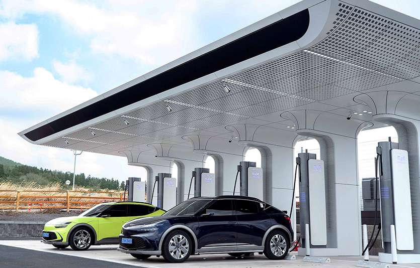 제주도 최초의 E-pit 충전소 ‘새빌 E-pit’. 사진=현대자동차