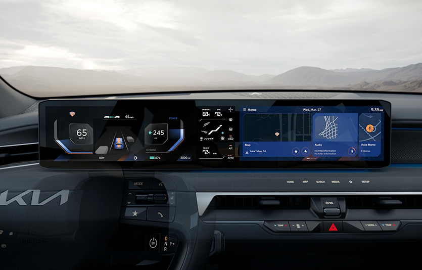 기아가 북미시장에서 차량 내 클러스터 및 인포테인먼트 디스플레이 디자인을 사용자 취향에 맞춰 변경할 수 있는 서비스를 선보인다. 사진=기아