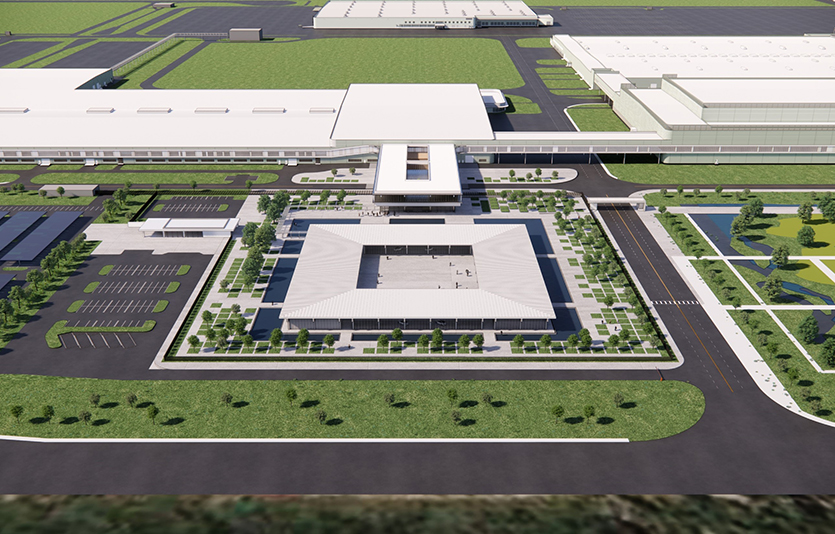 올해 하반기 가동 예정인 미국 조지아주 브라이언 카운티 ‘현대차그룹 메타플랜트 아메리카’ 조감도. 사진=현대자동차그룹