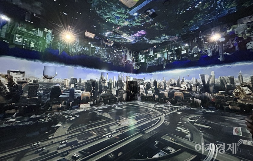 모히건 인스파이어 엔터테인먼트 리조트의 인스파이어몰 내에 개관한 ‘르 스페이스 인스파이어’의 콘텐츠. 사진=김선주 기자