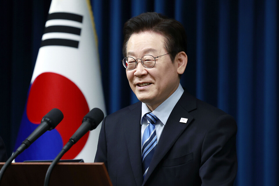 한미 팩트시트 발표하는 이재명 대통령. 사진=뉴시스