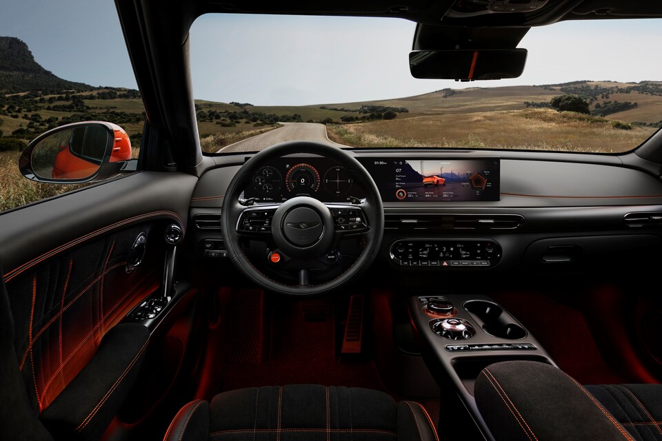 제네시스, 'GV60 마그마' 내부 모습. 사진=현대차·기아