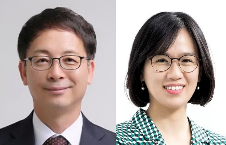  정형남 부사장(왼쪽),김희정 부사장. 사진=삼성바이오로직스